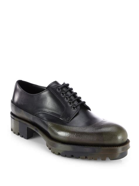 prada platform oxfords|prada platform oxford tobacco.